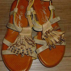 European Tan Sandals